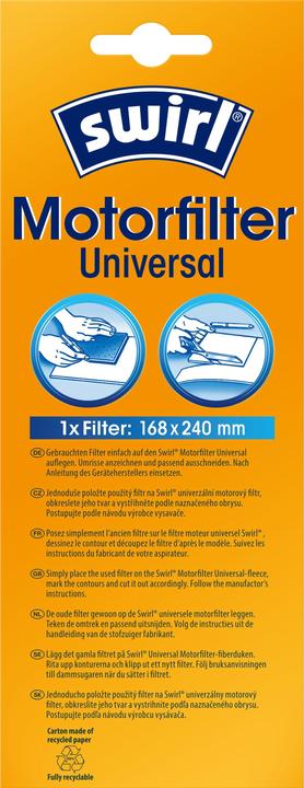Image du produit Swirl Filtre moteur Universal 01