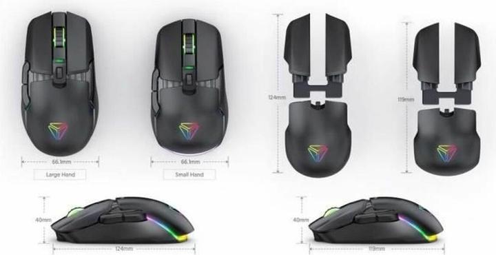 Produktbild Yenkee YMS 3600YW MARKSMAN USB gelb / optische Gaming-Maus / 12400 DPI / 6 Tasten / USB-A/C / 1,8 m (Kabellos)