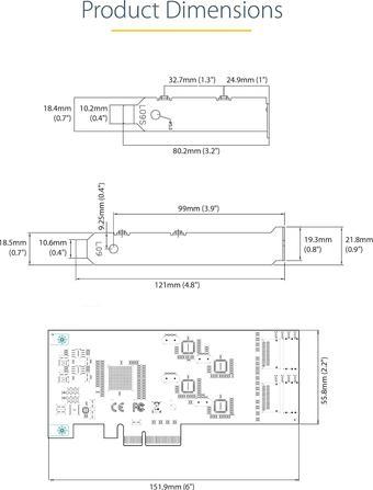 Image du produit StarTech .com Contrôleur SATA PCIe 8 ports
