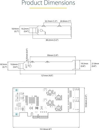Produktbild StarTech .com SATA PCIe Controller 8 Port