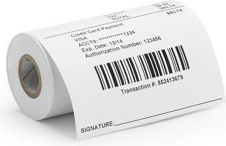 Actual product image Zebra Receipt