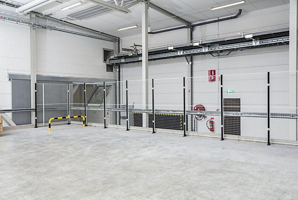 Actual product image Axelent X-STORE 2.0 partition system, wall section, height 1100 mm, width 250 mm.