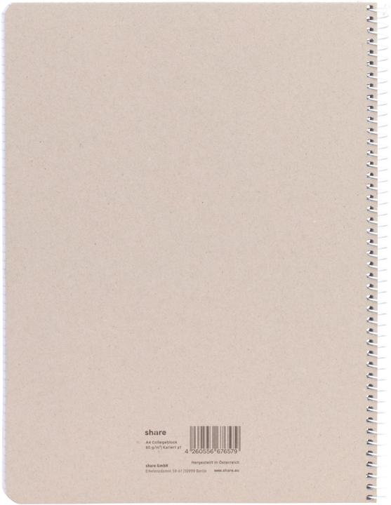 Image du produit Share Bloc-notes collège Y-16-01-02 A4 quadrillé (A4, Quadrillé)