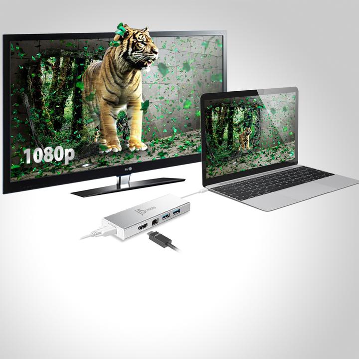 Produktbild j5Create JUD380 (USB-A, 2 Ports)