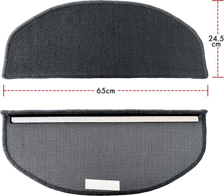 Produktbild Karat Stufenmatte London 15er-Set Halbrund (65 x 23.50 cm)