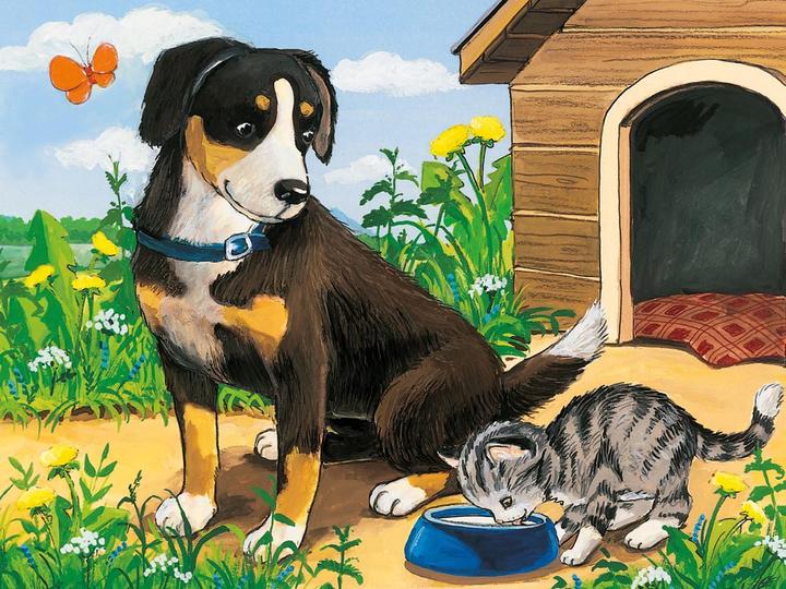 Image du produit Ravensburger Puzzle à cubes Animaux de la ferme (12 pièces)