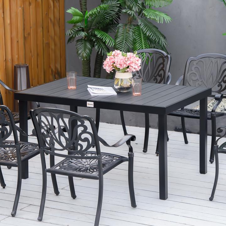 Produktbild Outsunny Gartentisch (140 x 90 x 74 cm)