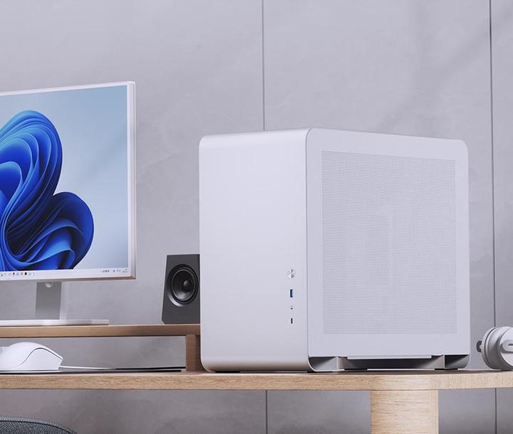 Produktbild Jonsbo U4 Mini Micro-ATX-Gehäuse, Tempered Glass (ITX, Mini-ATX)