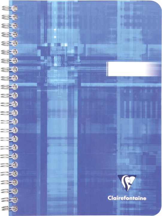 Image du produit Clairefontaine Cahier à spirales (A5, Quadrillé, Couverture souple)