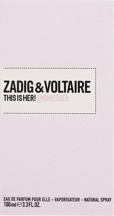 Actual product image Zadig & Voltaire This is Her. Undressed (Eau de parfum, 100 ml)