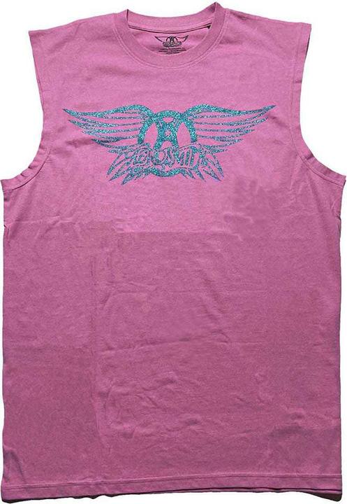 Aerosmith Glitter Print Logo Tank TS