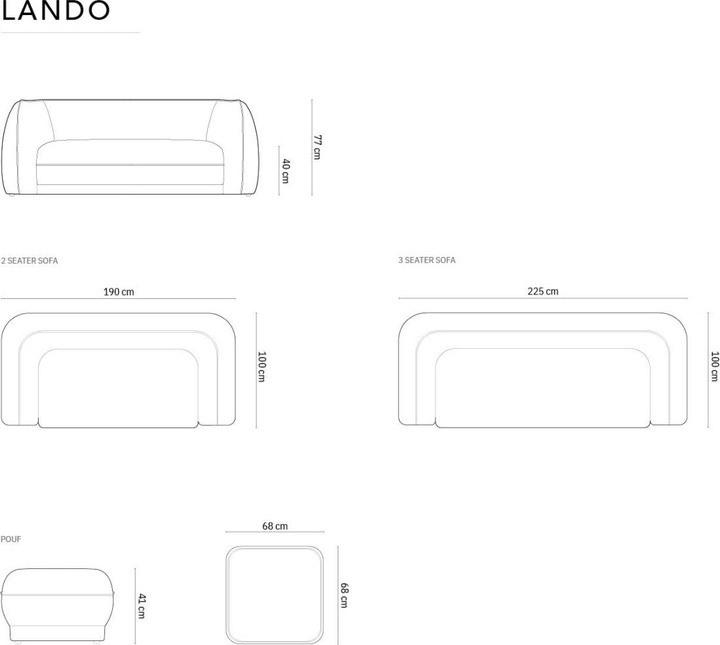 Produktbild Micadoni Lando (2-Sitzer)