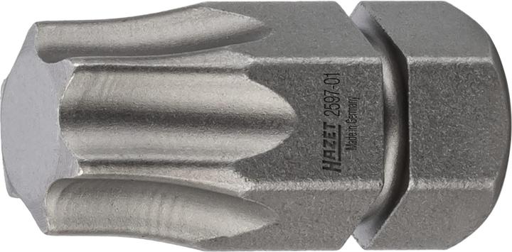 Image du produit HAZET Embout-tournevis (bit) 2597-01 ∙ Hexagone massif 8 (5/16 pouce) ∙ Profil TORX intérieur ∙ T4… (Torx TX)