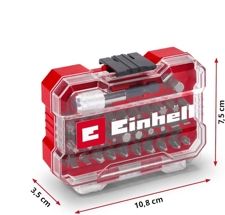 Actual product image Einhell 118693 Bit set 32 pieces (25mm)