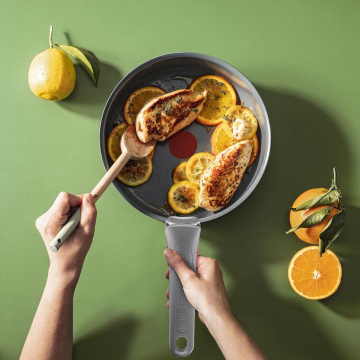 Produktbild Tefal Ingenio Renew, Keramik, 11-teiliges Set (26 cm, Pfannenset + Topfset, Kochtopf, Wok Pfanne, Bratpfanne, Stielkasserolle, Aluminium)