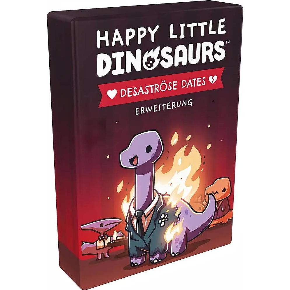 Unstable Games Multicolore Ttud0013 - Happy Little Dinosaurs - Appuntamenti Disastrosi (Tedesco, 2 - 4 Giocatori)