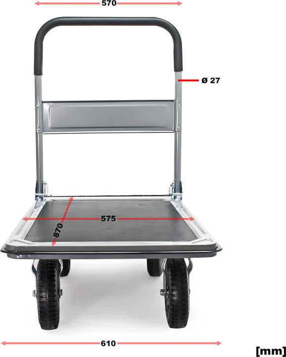 Produktbild Wiltec Plattformwagen (300 kg)