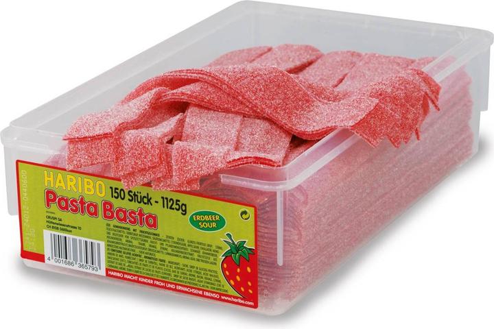 Haribo Pasta Basta 7.5g Fraise 10e (10 pcs, 1200 g)