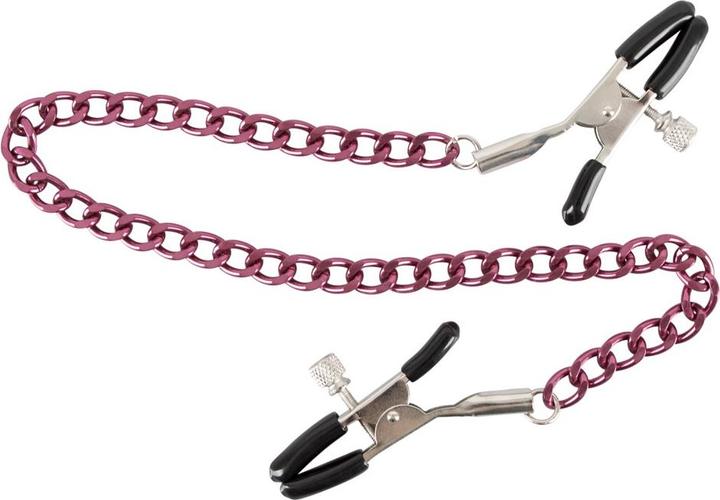 Actual product image You2Toys Nipple Clamps with Chain