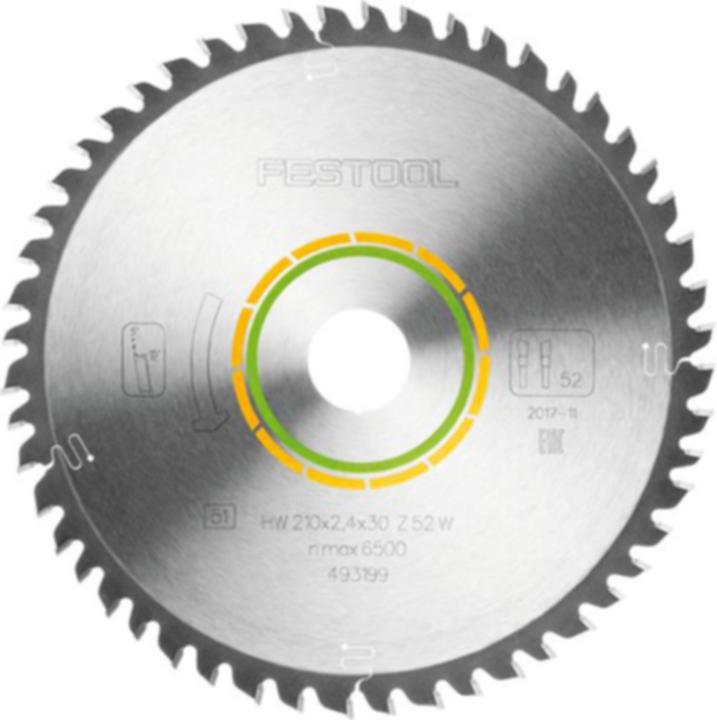 Actual product image Festool Circular saw blade HW 210x2,4x30 W52