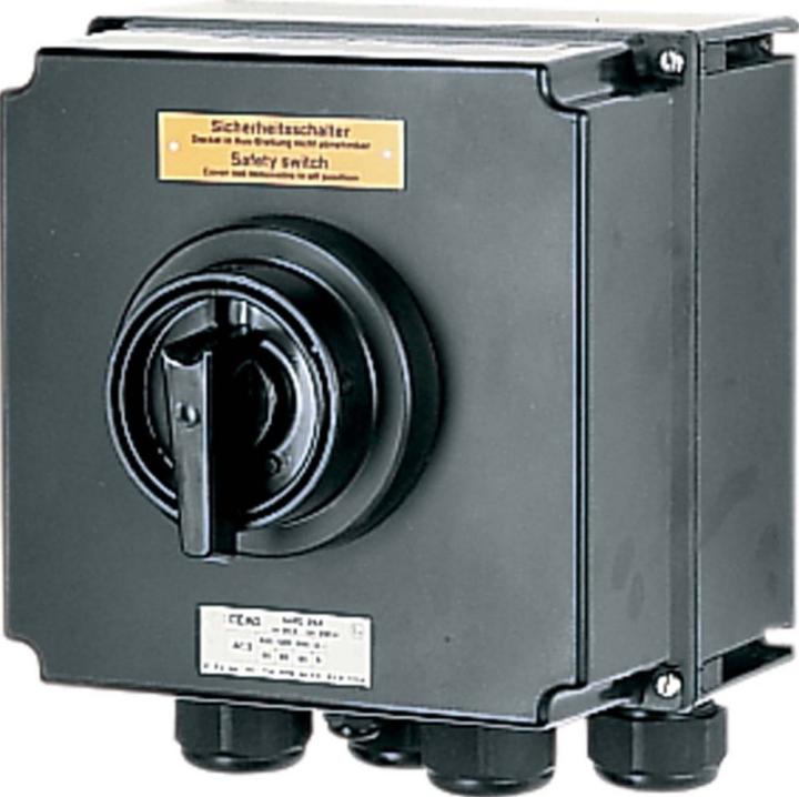 Josef Wallraff CEAG GHG2640021R0001 Safety switch 80A 6p