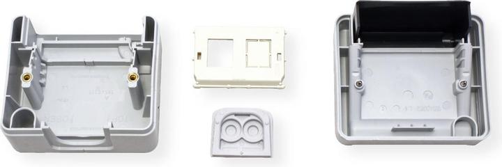 Actual product image Telegärtner Network socket surface mount CAT 5e, CAT 6, CAT 6A Gray (H02000a0070)