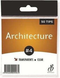 Actual product image Beautynails Bna Transparent Architecture Tips No. 04 X50 (Artificial nails)