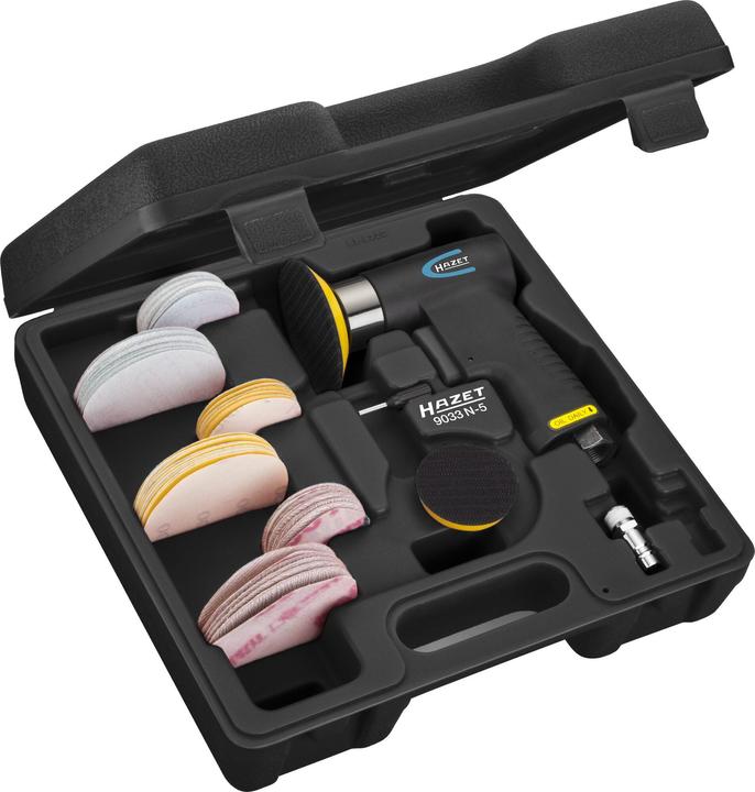 Actual product image HAZET Mini random orbital sander set (Eccentric grinder, 238.30 W)