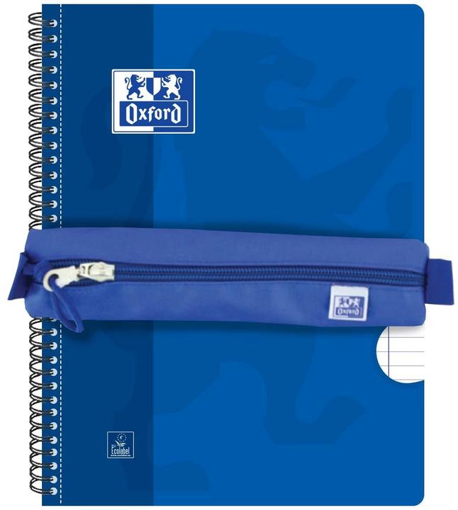 Actual product image Oxford Kangoo Pencil Case round blue