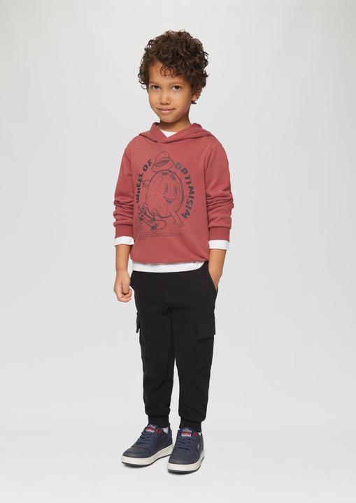 Actual product image s.Oliver Sweatshirt Oversized Hoodie mit Frontprint (128, 134)