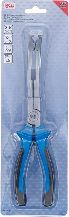 Actual product image BGS Glow Plug Socket Pliers 90° bent