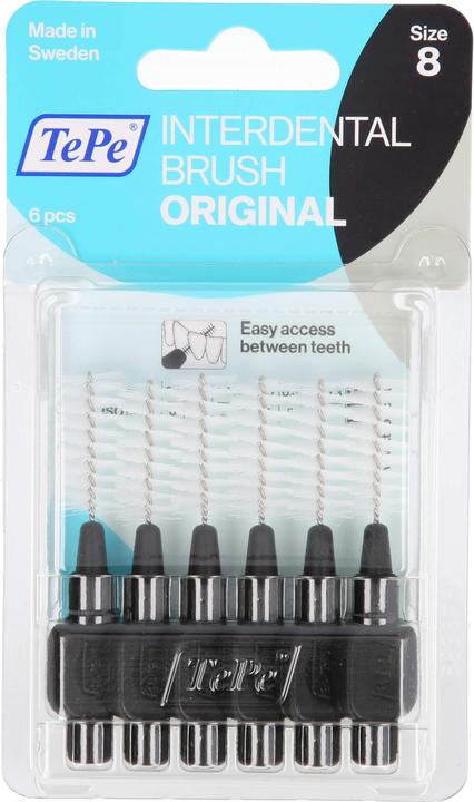 Actual product image TePe Interdental Brush 1.5mm schwarz (6 x, 1.50 mm)