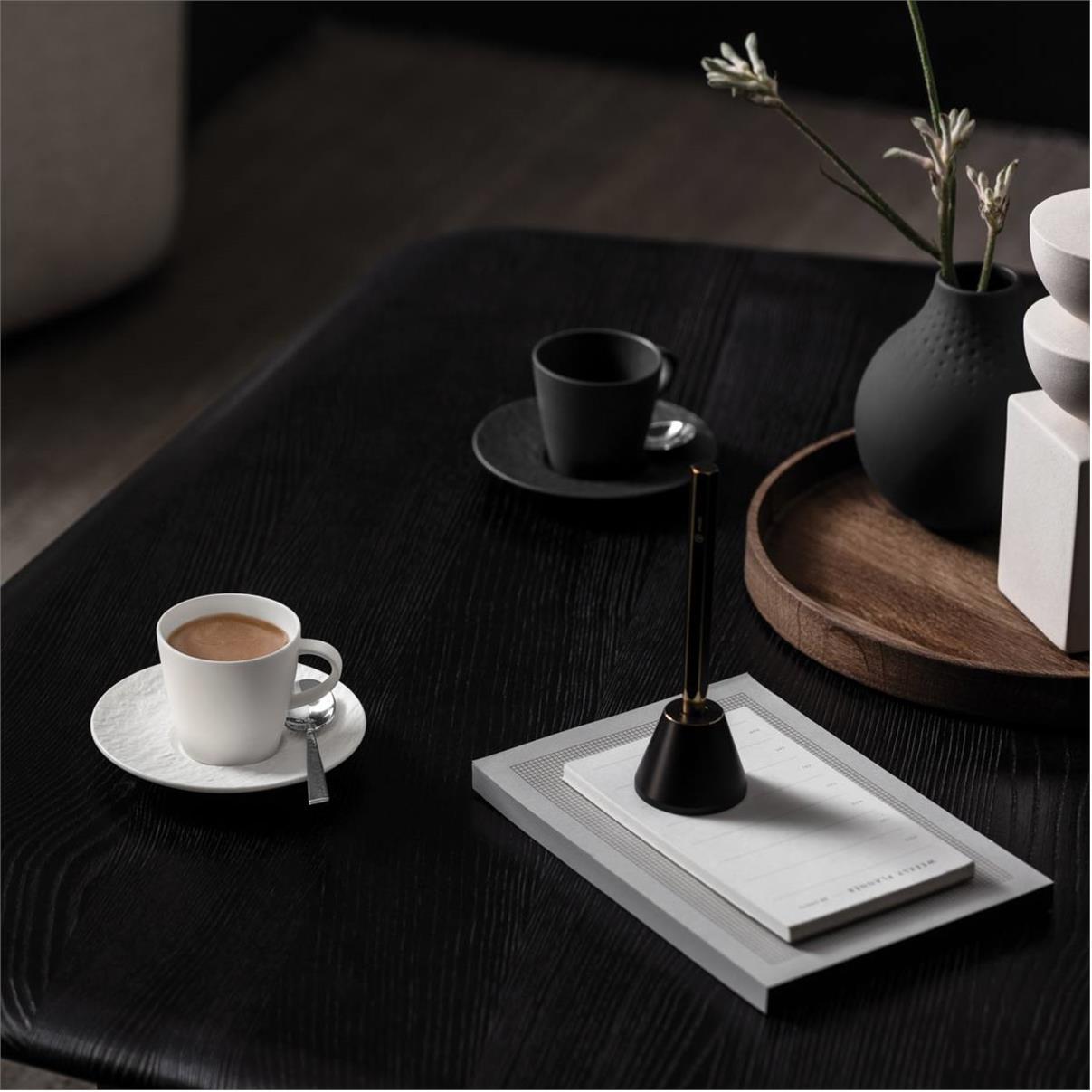 Thumbnail - Villeroy & Boch, Tasse, Espressotasse mit Untertasse Manufacture Rock blanc (60 ml, 1 x)