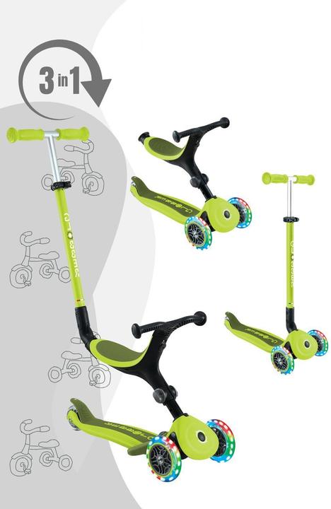 Productafbeelding Globber Go-Up Active Lights 3-in-1 kindervoertuig