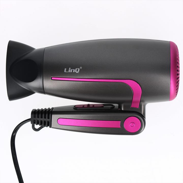 Immagine prodotto LinQ Mini asciugacapelli da viaggio 2000 W (2000 W)