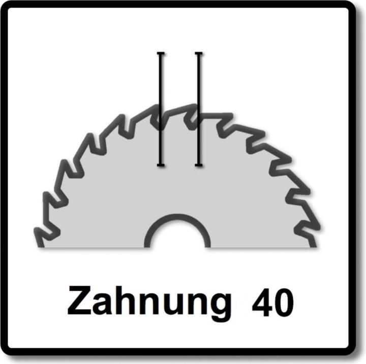 Produktbild Bosch Professional Zubehör Akku-Kreissägeblatt Expert for Wood, 254 x 2,1/1,6 x 30, 40 Zähne