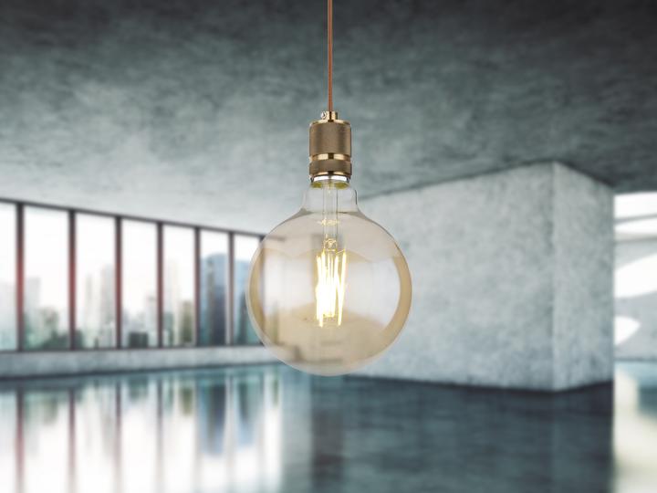 Actual product image Globo LED bulb silver 1xE27 LED (E27, 4 x)