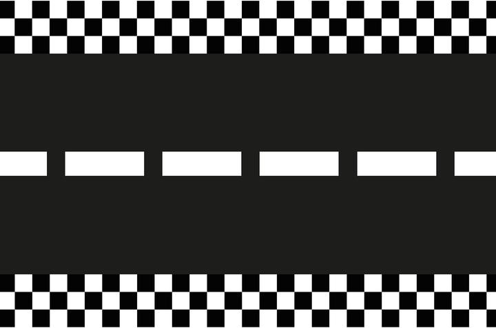 Partydeco Chemin de table - Circuit de course (500 x 40 cm)