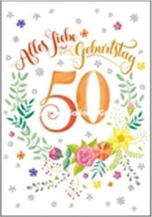 Image du produit Edition Gollong Carte d'anniversaire anniversaire chiffres 50 (1 pcs)
