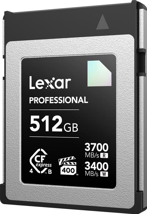 Produktbild Lexar CFexpress PRO 4.0 Type B DIAMOND Series 512GB - R3700/W3400MB/s - VPG400 (512 GB, CFexpress Typ B)