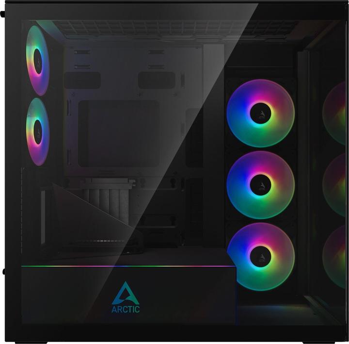 Produktbild Arctic Cooling PC-Gehäuse ACPCC00019A Black Mirror, Unterstützte (ATX)