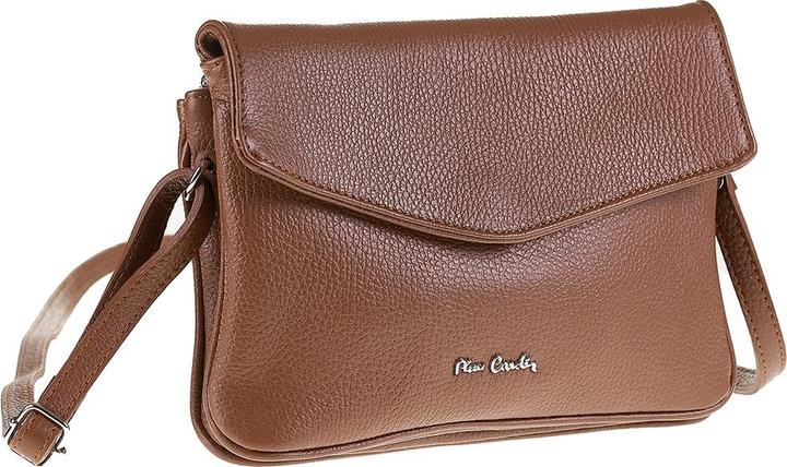 Actual product image Pierre Cardin Damen Umhängetasche Made In Italy - Modell Seraphina Lux - 100% Leder - 26.0 X 18.0 X 4.0 Cm