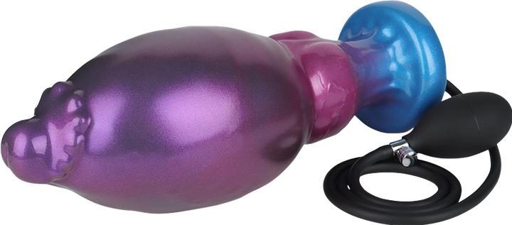 Actual product image Power Monsters Rift Titan – Aufblasbarer Monster-Dildo mit Wellenstruktur – 24 cm – Mix Color