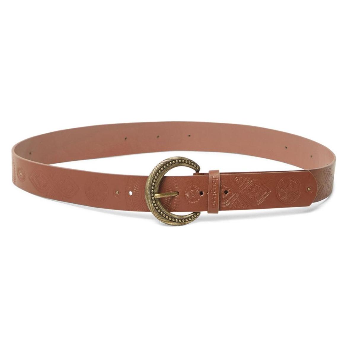 Desigual, Damen, Gürtel, Belt Quimera Embro Mix Belt, Braun, (90)