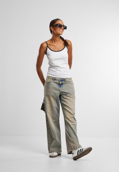 Produktbild Urban Classics Ladies Contrast Basic Top 2-Pack - 190989 (S)