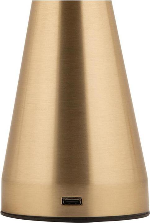 Actual product image Leitmotiv - Tafellamp Rachel LED - Geborsteld goud