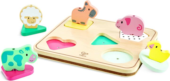 Produktbild Hape Tiergeräuschepuzzle Tom (6 Teile)