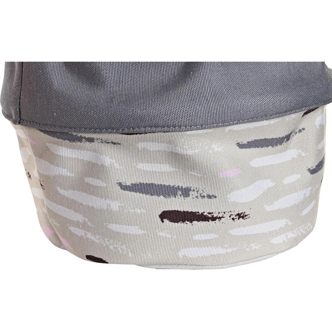 DKD Home Decor, Portabiancheria, Korb für schmutzige Wäsche Grau Orange 28 x 28 x 30 cm (3 Stück)