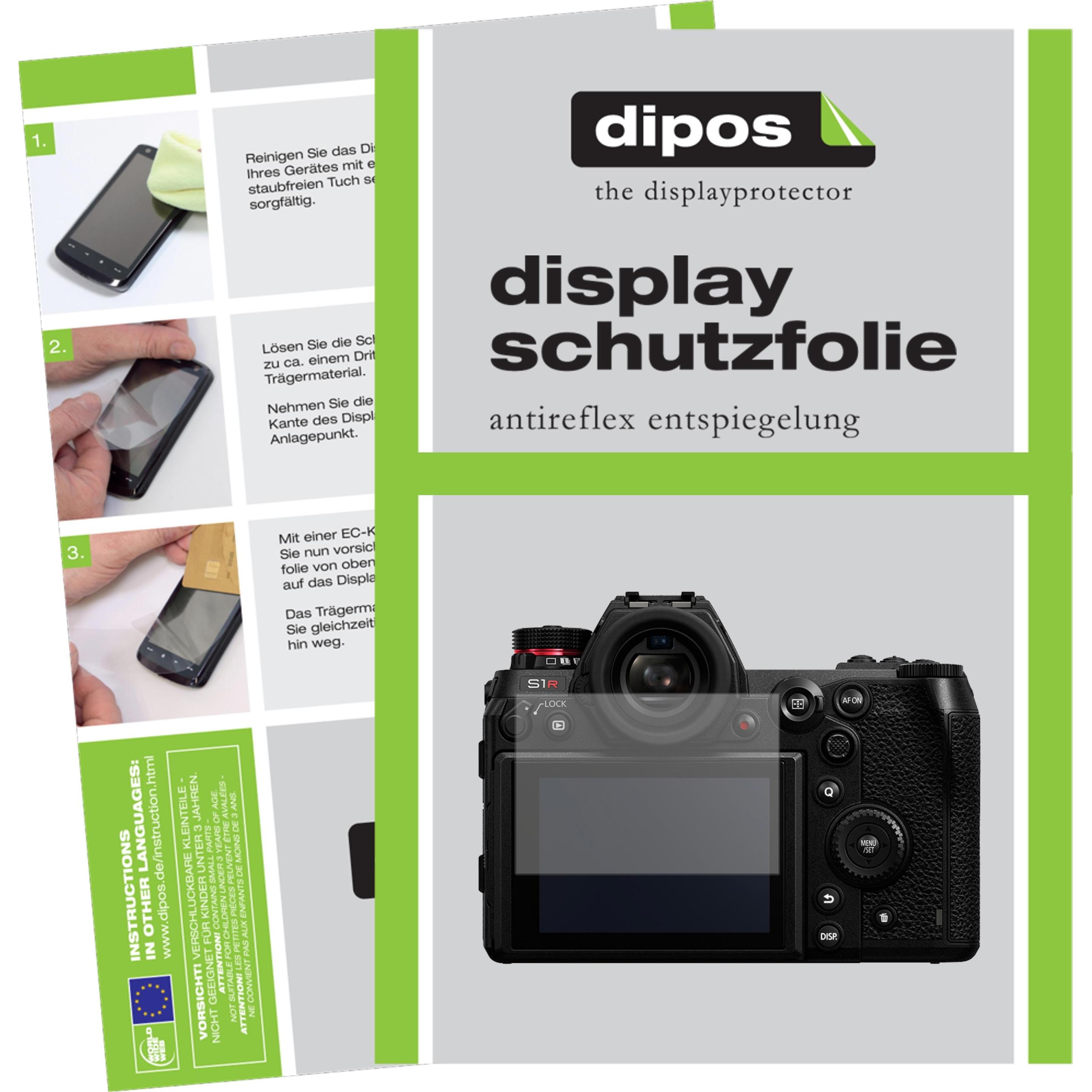 Dipos Displayschutzfolie Antireflex (Displayschutz, Panasonic Lumix S1), Kameraschutz, Transparent