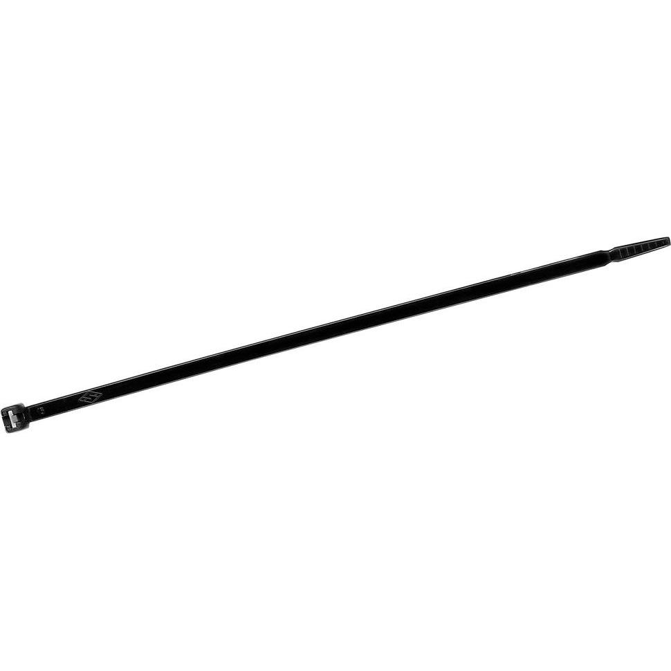 Wetec, Kabelbinder, Kabelbinder Stahlnasenverschluss, 3,5 x 140 mm, schwarz, 100 St. (Metallkabelbinder, 140 mm, 100 Stk...
